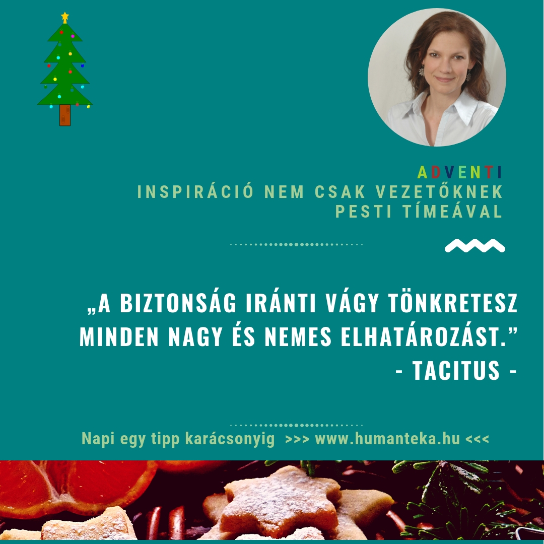 Vezetfejleszts adventkor Pesti Tmea pszicholgussal