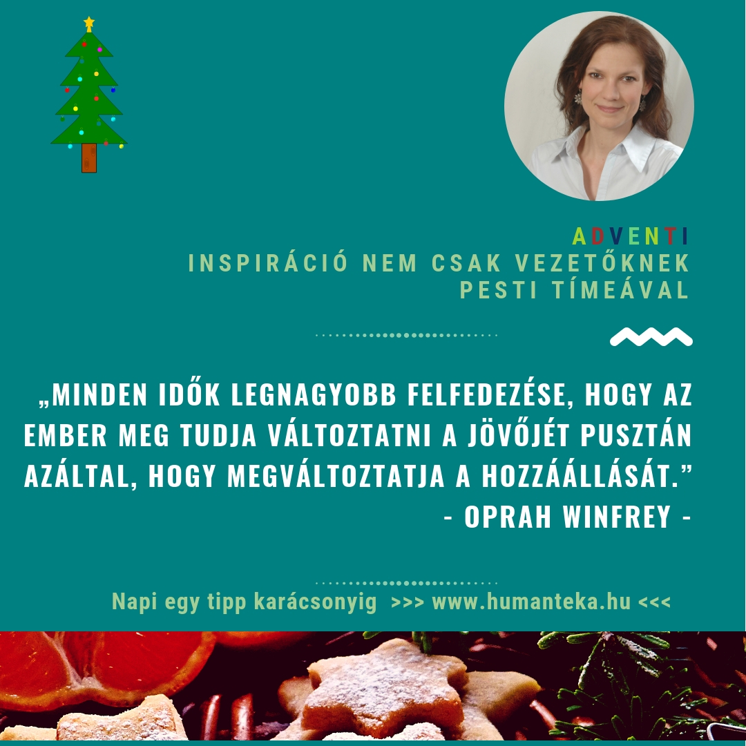 Adventi vezetfejleszt inspirci Pesti Tmea pszicholgussal